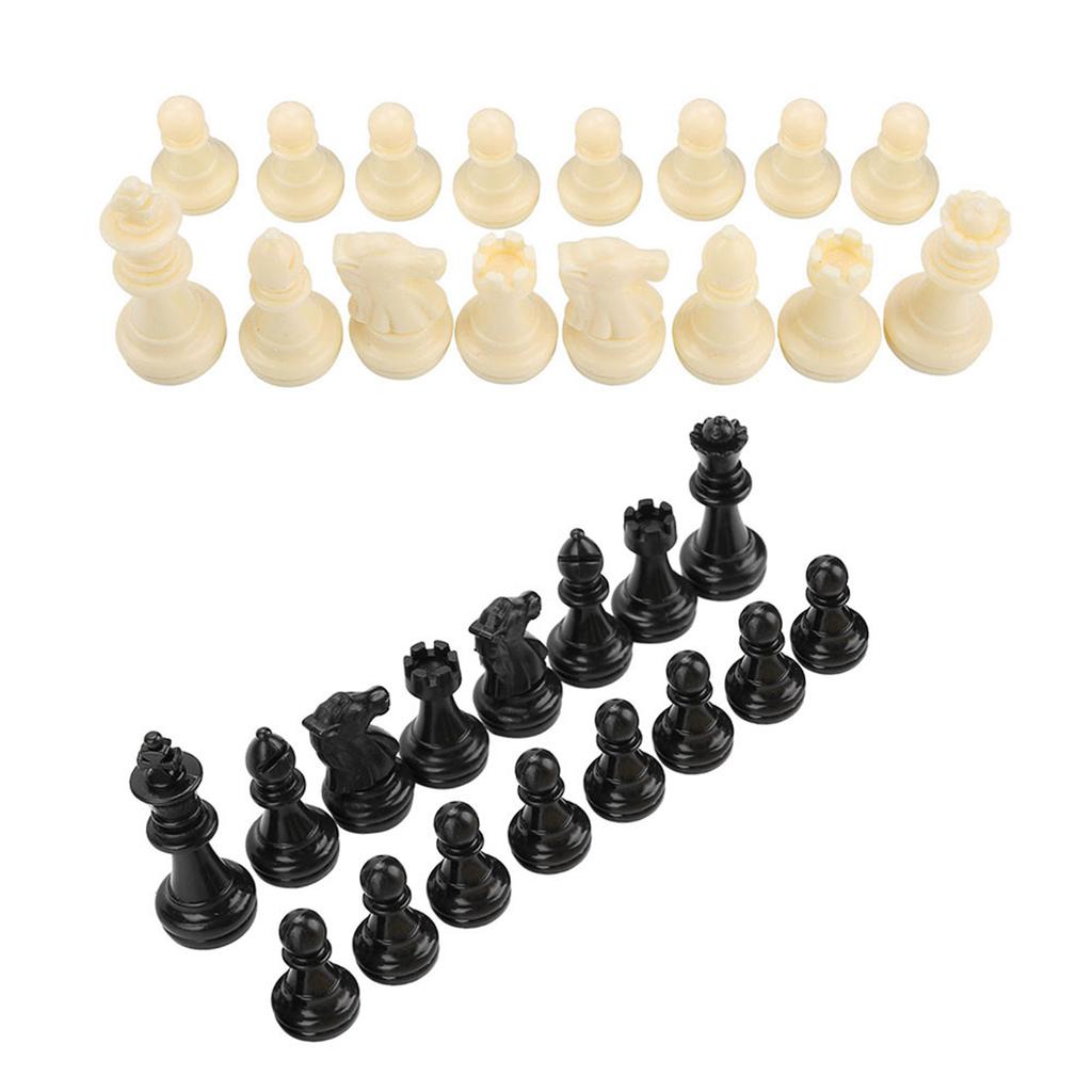 32 ks Plastové Magnetické Mezinárodní Šachové Figurky Zábavní Nástroj pro Zábavu