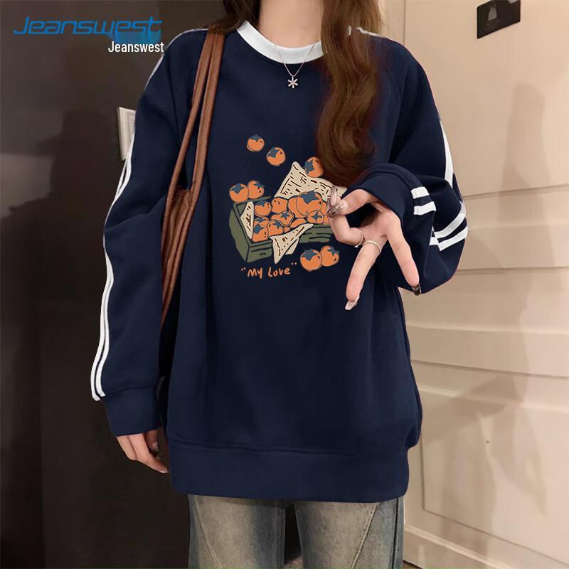 JEANSWEST Damen Sweatshirt mit Cartoon-Grafik im Relaxed Fit