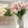 10 Blumen in einem Bund Heimdekoration Atmosphärenlampe LED Hochzeitsstrauß Nachtlicht Künstliche Tulpen Weihnachtsgeschenke Tulpen Blumen Tischlampe