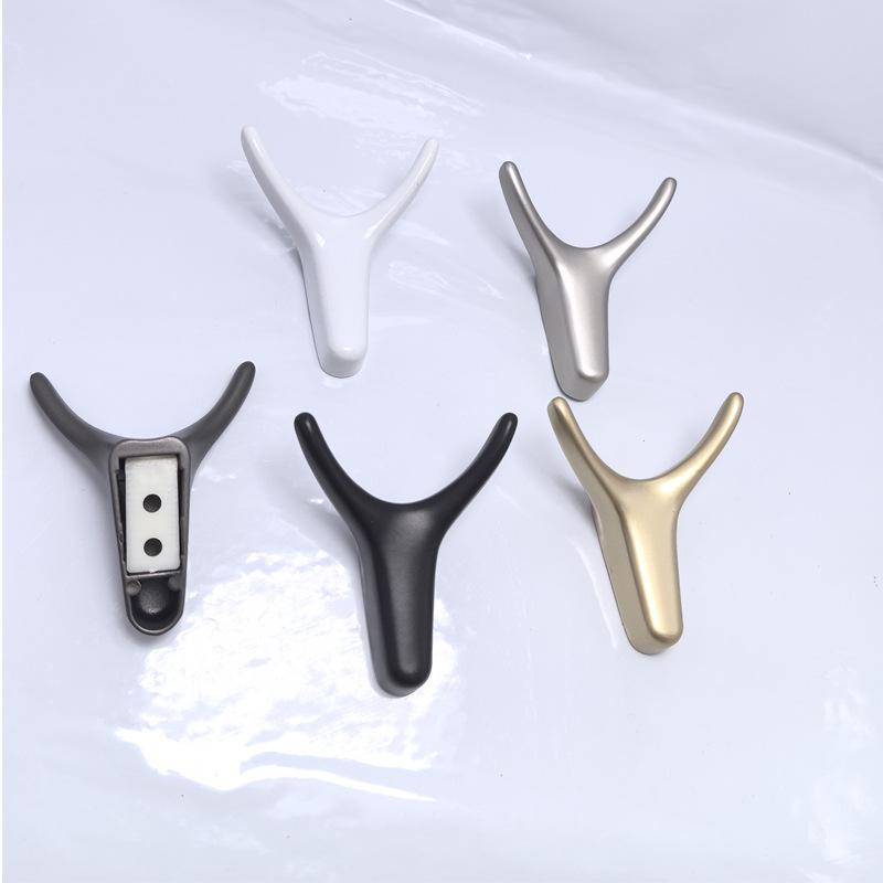 Metal Coat Hooks, Ox Horns, Clothes, Bathroom, Wardrobe, Door, Wall Hanging, Wall Hanging, Installation Hooks