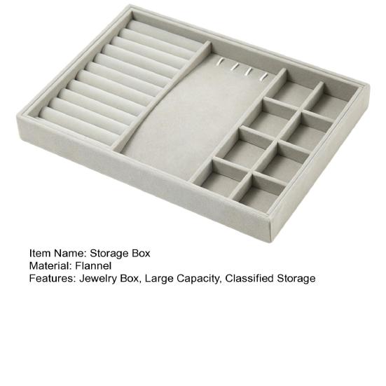 Jewelry Storage Box, with Velvet Interior Organize Tray, Durable Moisture-Proof Jewelry Case for Rings Earrings Bracelets