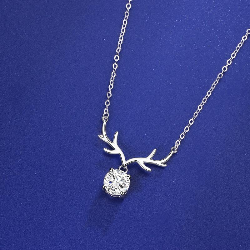 

Ожерелье Yilu предлагает женское ожерелье с бриллиантами из моцареллы, японский и корейский нишевый дизайн, цепочка на ключицу, рождественский подарок