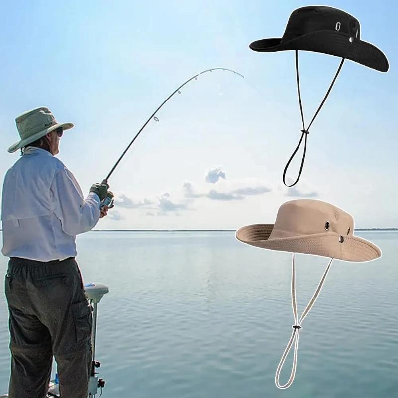 1PC Waterproof Camping Hats, Outdoor Ande Hats, Suffolk Fishing Hats, UV Protection, Hiking and Canada, Summer