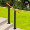 29.53in Adjustable Design Stair Balusters Post with 220.5 Lbs Weight Capacity, 1pc Fence Black Handrail for Porches,Lofts,decks