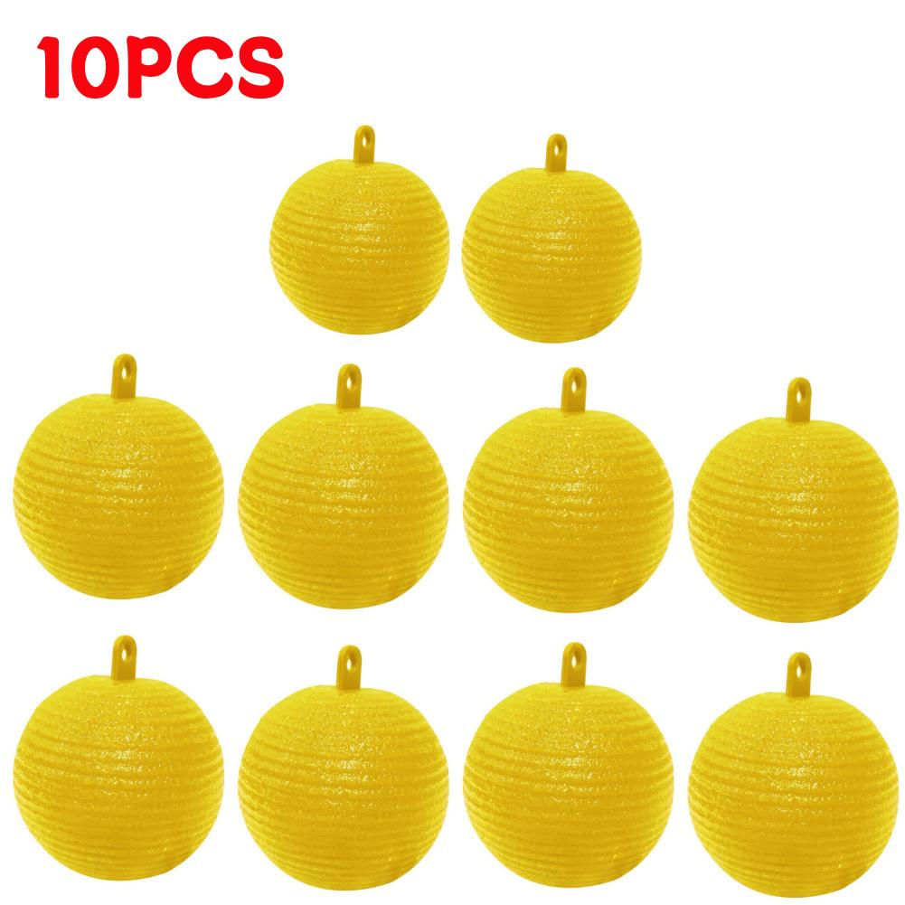 1-6PCS Ball Fruit Fly Catcher Pest Control Sticky Trap Wasp Bee Insect Trap Flying Insects Traps Ball for Catching Fruit Insects