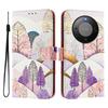 Luxury Flip Leather Case For Honor Magic8 Lite Flip Cover On For Honor Magic 8 Pro Lite BKQ-AN10 AN00 Wallet Bags Flower Cases