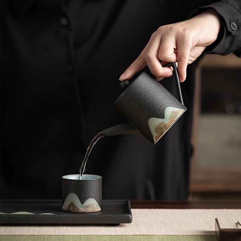 Chinese Hand-Painted Ceramic Gongfu Tea Set