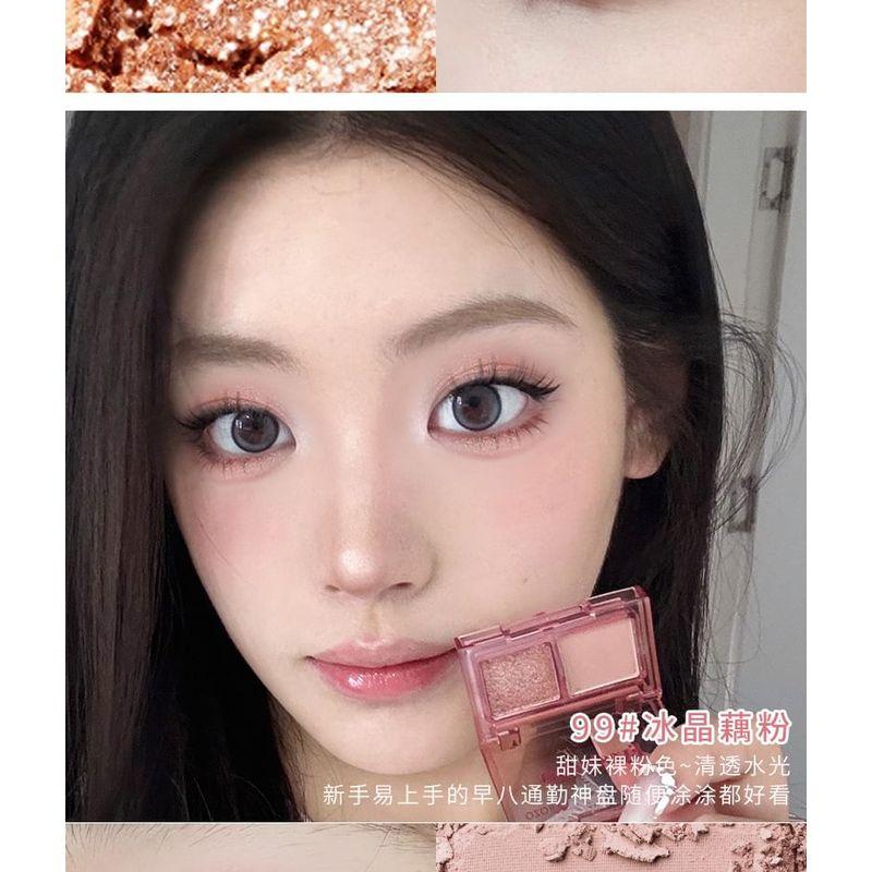 ROZO - Mini Two-Tone Eyeshadow Palette - 4 Types