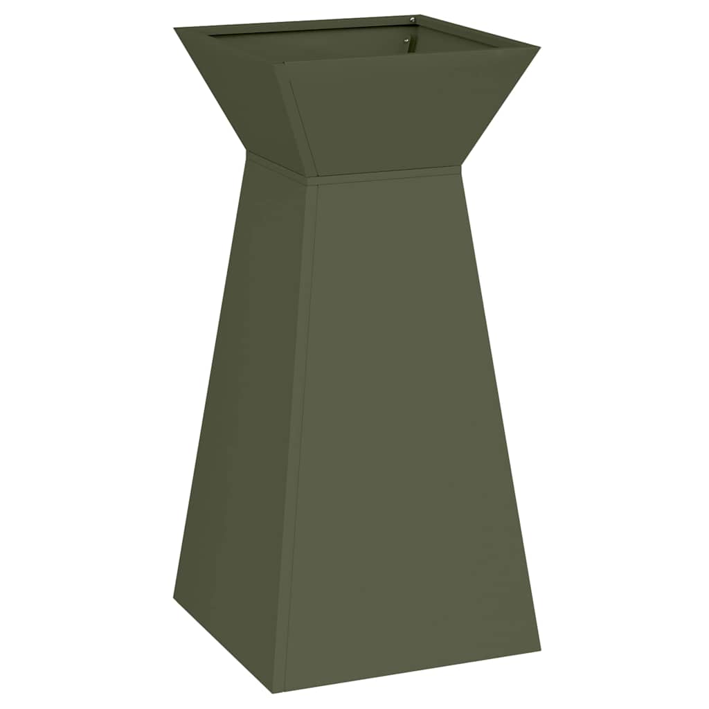 Column Planter Olive 35 X 35 X 73 Cm