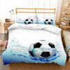 Hot Sell Bedding Cover Sets Football Home Textiles Bed Quilt Cover Bedding Set 3D Duvet Cover Comfortable Bedclothes Microfiber Quilt Cover