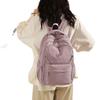 Schoolbag Backpack Women's 1011 New Fashion Versatile School Bag Large Capacity Lightweight Oxford Cloth Minimalist Wear-resistant Travel Backpack