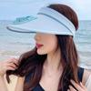 With Fan Fan Sun Hat Wide Brim Beach Hat Portable Visors  Men Women