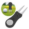 Portable Golf Green Divot Repair Tool Folding Ball Fork Lawn Repairing Golfer Practicing