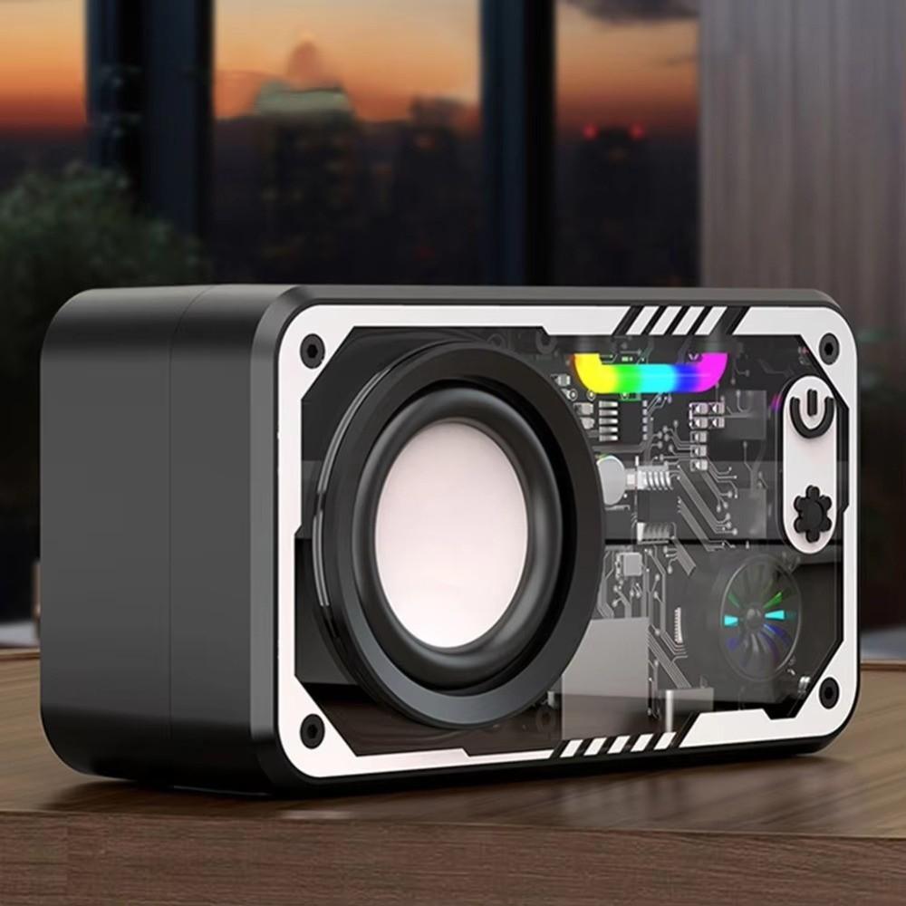 Double Bass Diaphragm Wireless Bluetooth Speaker Desktop Speaker Desktop Audio