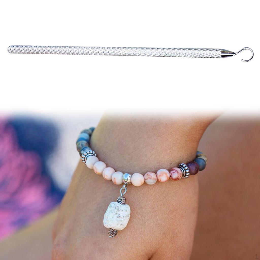 Bracelet Helper Assistance Tool Jewelry Clasp with Hook for Necklace Lady