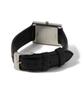 RAYS WATCH SILVER Quartz Watch with Genuine Leather Unisex Fashion Size M Strap, Men's Brand, Silver,