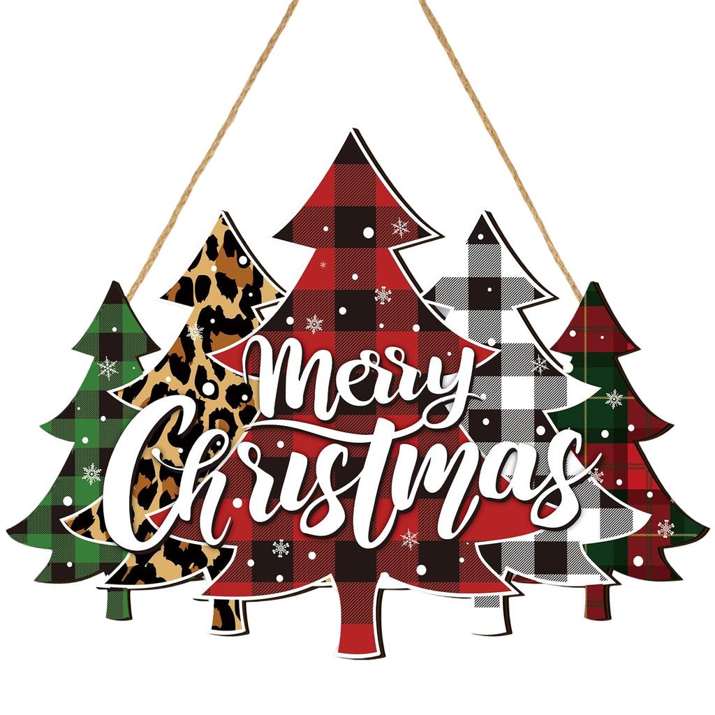 Christmas Tree Decoration Christmas Home Window Decoration Wooden Crafts Listed