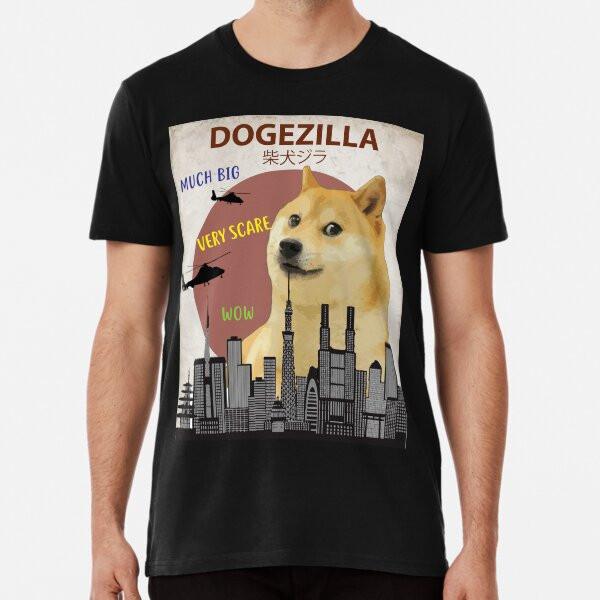 Dogezilla - Funny Doge Meme Giant Shiba Inu  S To 5XL Made In the AU/USA T-Shirt