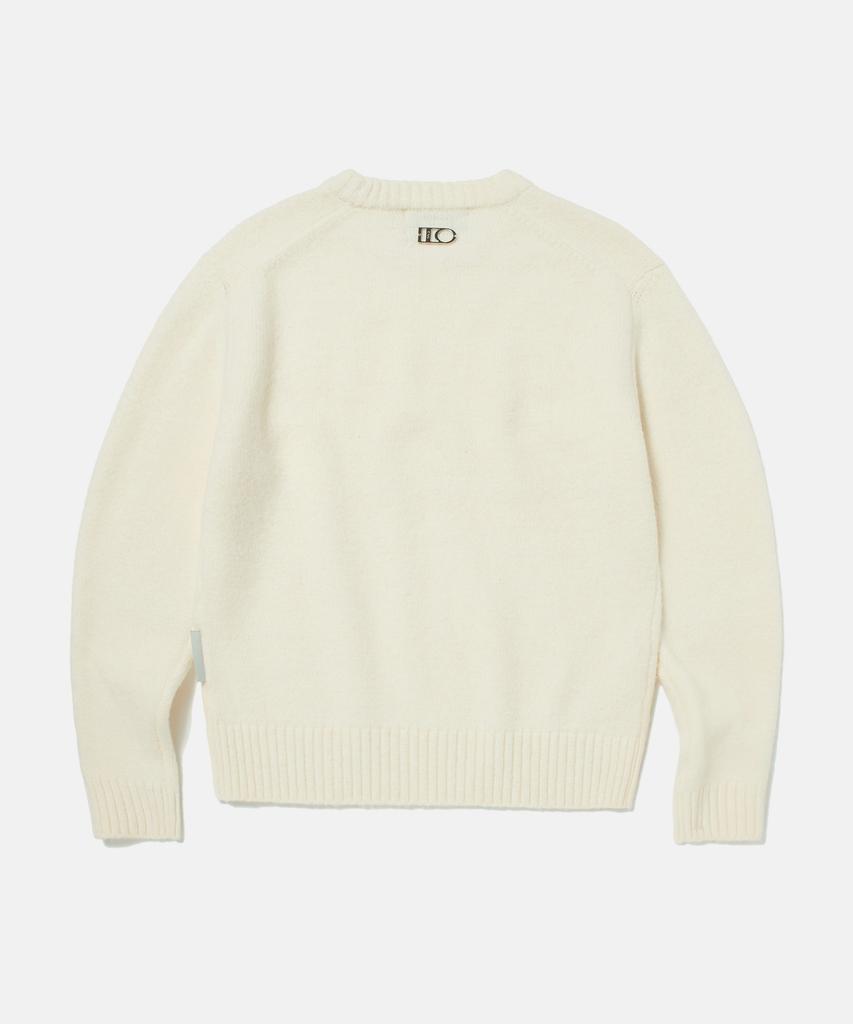 DTHIRTYONE Cozy Hairy Sweater (Cream)