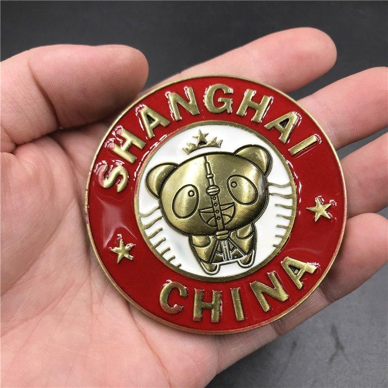 Magnete Frigorifero 3D Shanghai - Souvenir Porcellana Torre Oriental Pearl - Regalo Viaggio Cina
