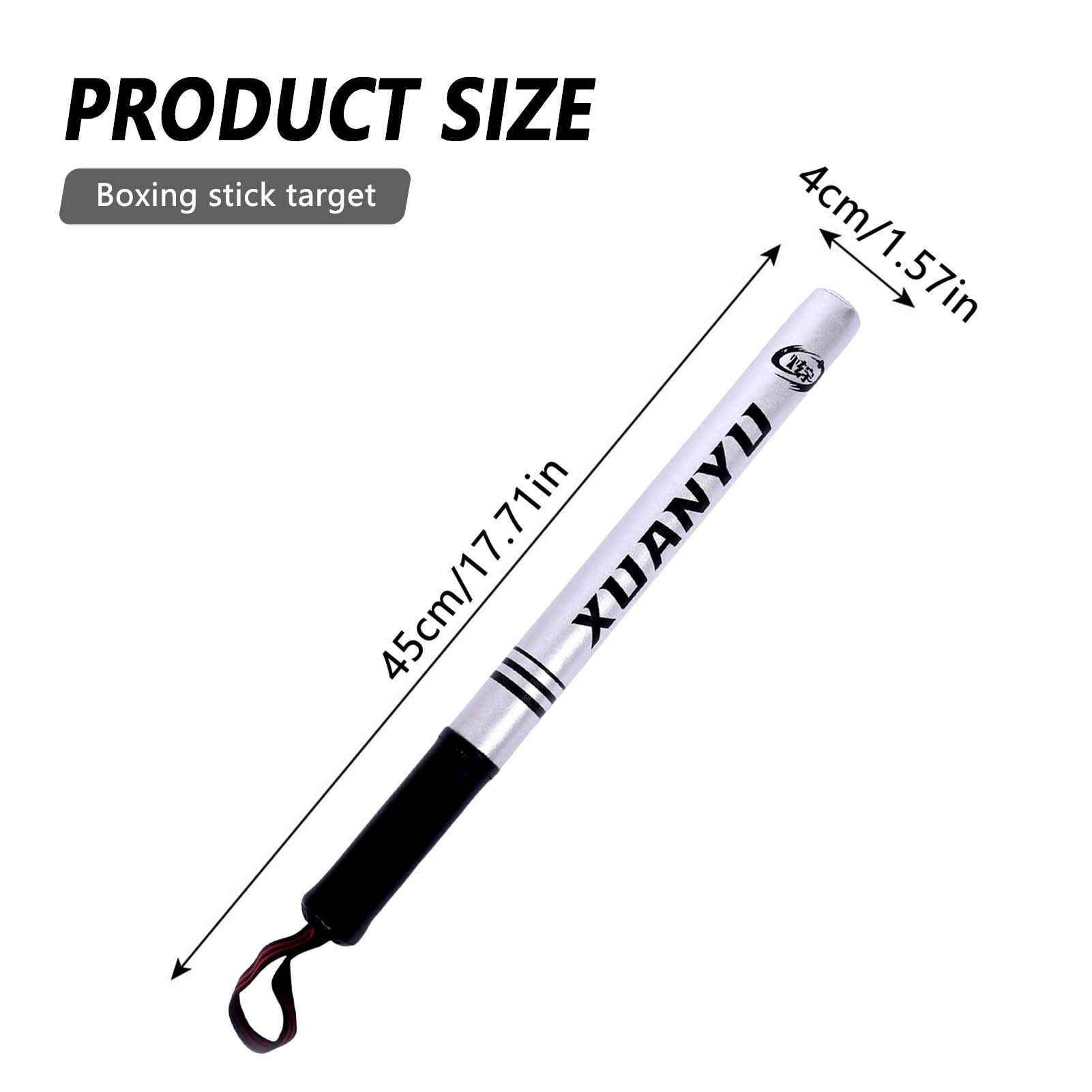 

PU Leather Martial Art Sticks Fluorescent Durable Foam Rod Suitable for Fighting Speed Reaction Training Sticks