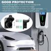 JIANWEI EV Charger Holder Wall Mount Compatible for SAE J1772, Electric Car Charging Plug Cable Hanger Cord Organizer, Electric Vehicle Charger