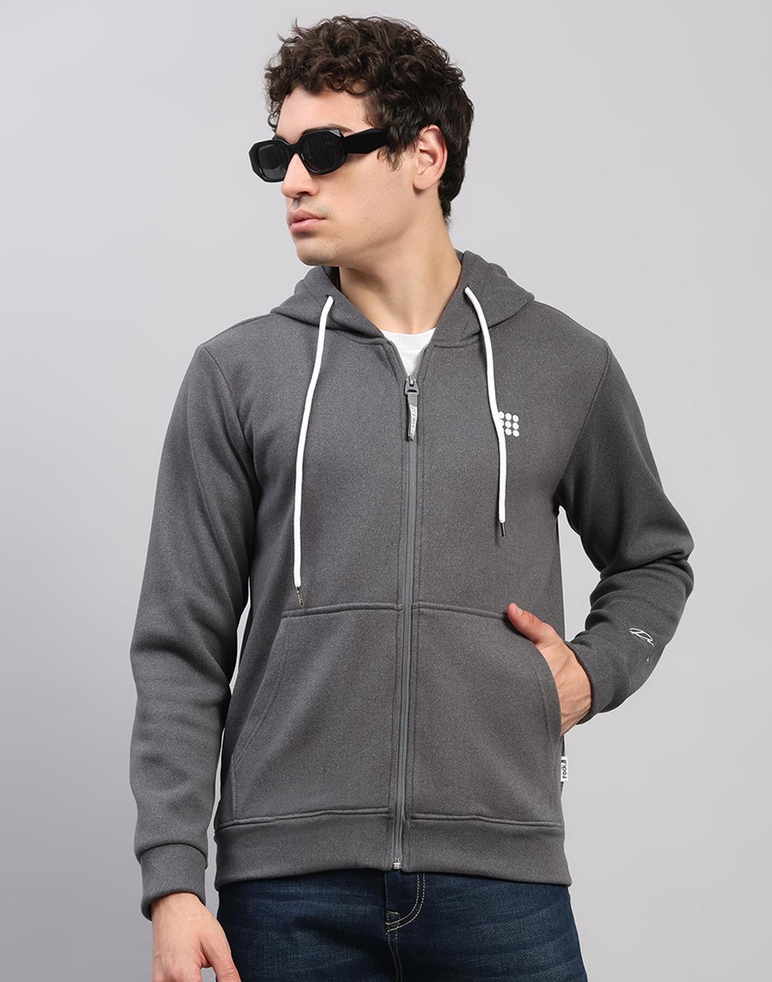 Мужская толстовка с капюшоном и длинными рукавами Rock it XXL темно серый