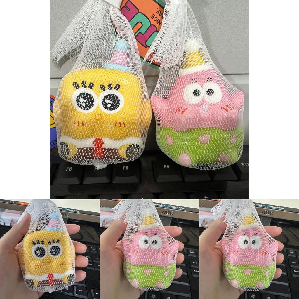 Beliebter Schwamm Baby Kuchen Großer Stern Niedlich Kneifbar Stressabbau Spielzeug Langsamer Rückprall Dekompression Cartoon Ornament 2024/1/1