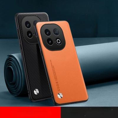 Hoes Voor VIVO IQOO Z10 Turbo Pro Koolstofvezel PU Leer Schokbestendige Hoes Voor VIVO IQOO Z10Turbo Anti-Schok Zachte Siliconen Hoesjes