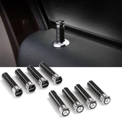 Pre Mercedes Benz uhlíkových vlákien, čap zámku dverí auta, kryt čapov pre Mercedes Benz W203 W204 W205 W210 W211 W213 W212 Inter