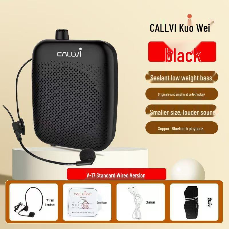 KuoWei V17 Little Bee Wireless Bluetooth Microphone & Amplifier for Teachers and Tour Guides