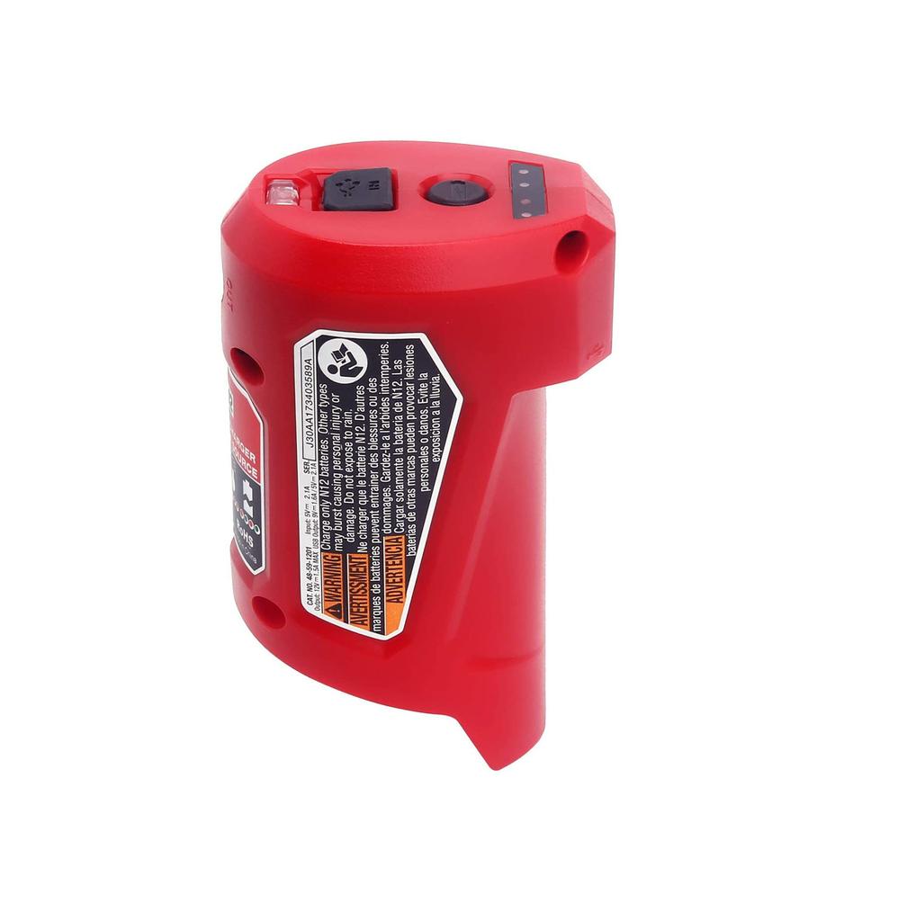 Adapter N12 Li-ion Battery Charger Converter for Milwaukee M12 12V 10.8V Lithium Battery USB Device Mobile Phone Power Supply