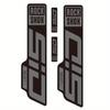 4 Bucăți ROCKSHOX SID SELECT + Autocolante Furcă Față - Autocolante Vinil Transparent Design Albastru și Portocaliu Protecție Durabilă Vopsea,