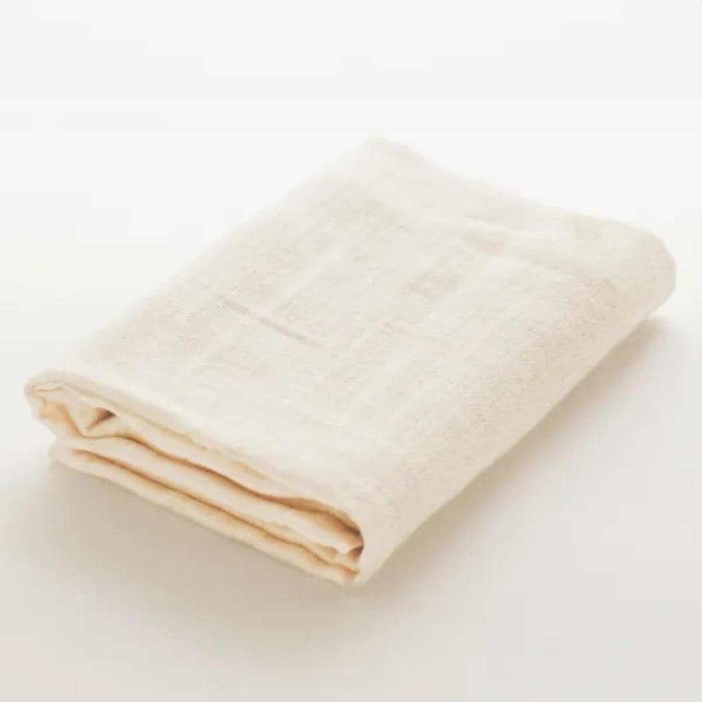 In Plantia Bath Organic Linen Indoor Made In 50 X 140 Cm [Made Imabari] Towel, Gauze, Thin, Quick-Drying, Drying, Japan,