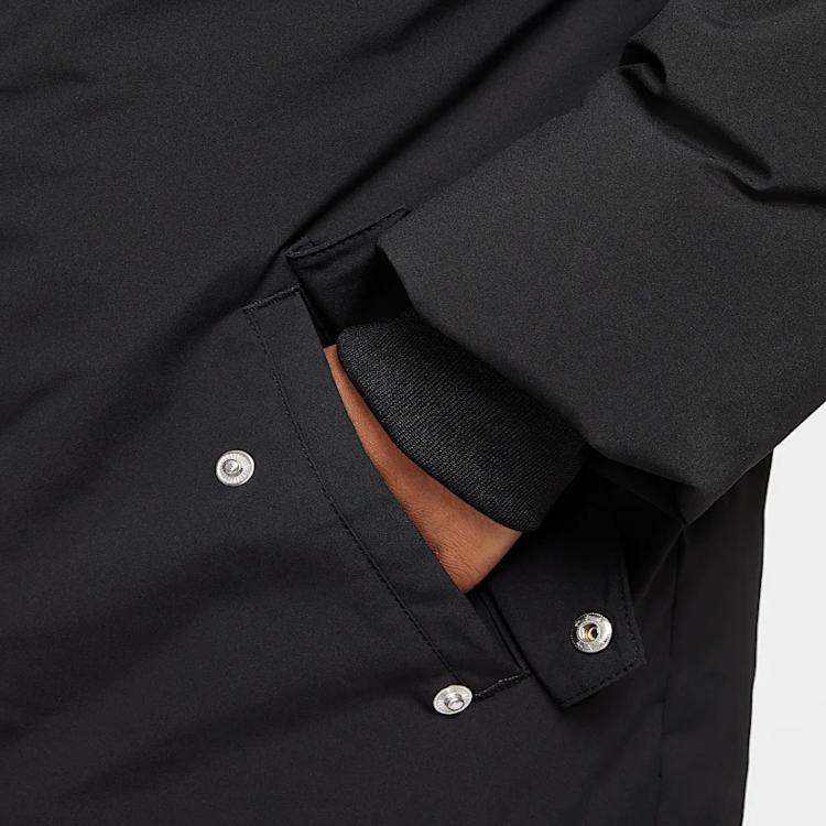 Nike Dunjakke Utendørs Tre-sikker Varm Hette Andedun Barnejakker Svart HQ7165-010