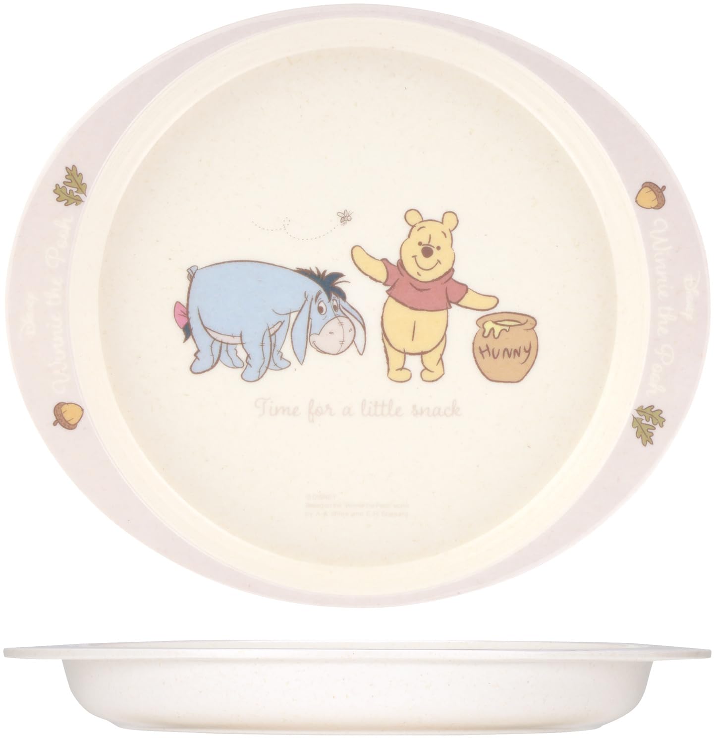 

Skater Melamine Lunch Plate with Bamboo Dishwasher Disney Winnie the Pooh Fiber, 350ml, Safe, Design, M36B-A