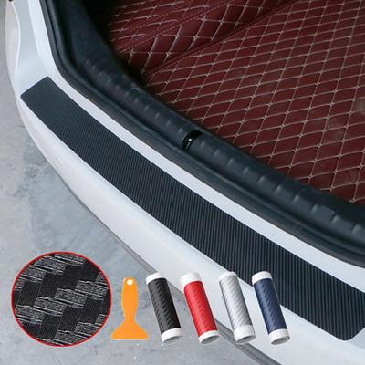 Universal Auto Tür Stoßfänger Aufkleber Wasserdichtes PVC Kohlefaser Zierleiste Schutzfolie Kratzfest Rutschfest Türkantenschutz