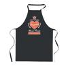 Kitchen Apron - PLANETEE - Marie-Paule Princess - Black - 90x60 Cm - Breton Print