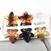 6 Stück Haarkralle Lebendige Farbe Blumenform Hinterkopf Großes Haar