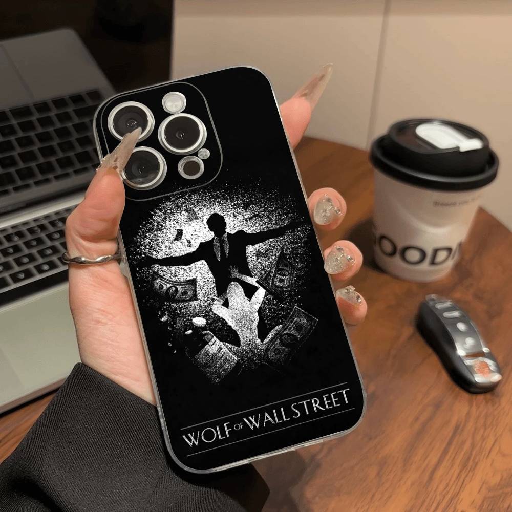 TV The W-Wolf Of W-Wall S-Street For IPhone 17 16 15 14 13 12 11 Pro Max Plus Phone Case High End Silicone