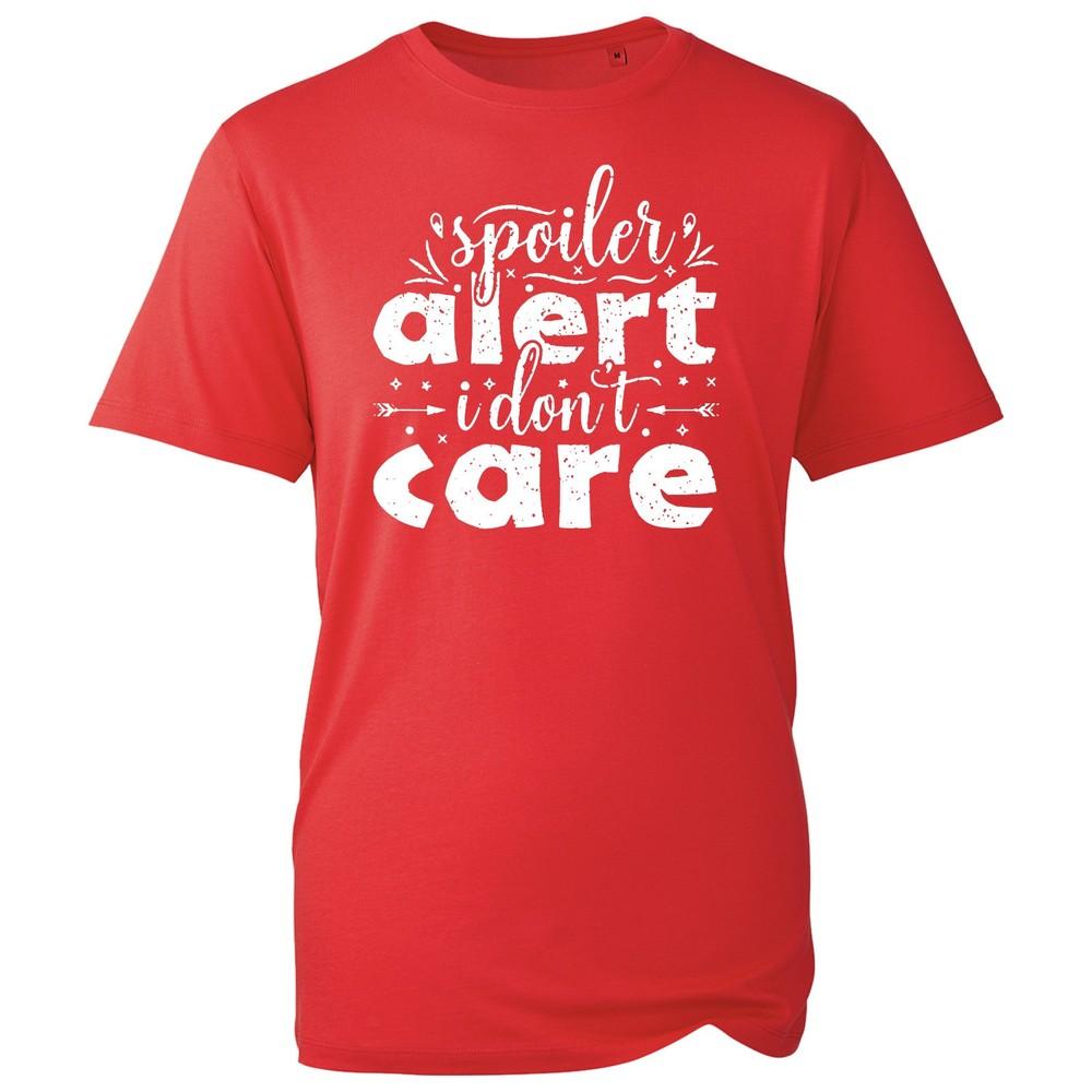 Funny Sarcastic Unisex Tshirt I Dont Care Slogan Graphic Tee Black Sassy Gift S