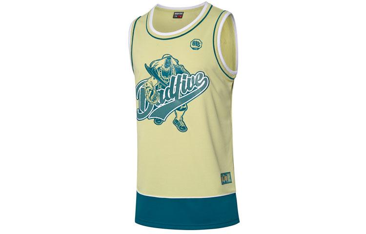 Li Ning Basketball Jersey Men s Glaze Green AAYQ367-1 XL