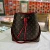 [Pre-Owned] Néonoé Classic Monogram Versatile Commuter Lady Canvas And Leather Trim Bucket Bag - Excellent #OPRRAV