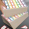Multicolor Can Be Written Marking Stickers Square Blank Small Size Label Stickers Goods File Classification Autohesion Tag Paper