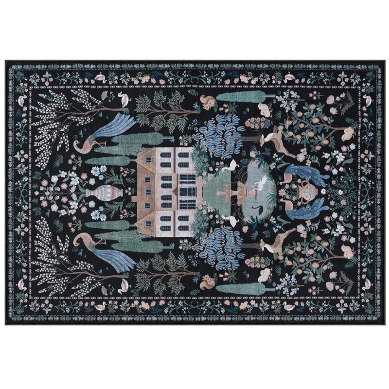 Modern Abstract Living Room Carpet Luxury Large Bedroom Bedside Decorative Rug Ideal Soft Non-Slip Sofa Coffee Table Floor Mat