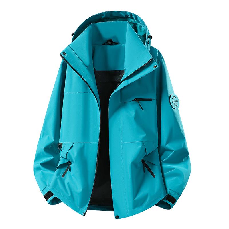 Luotuo Couple s Outdoor Jacket: Stylish, Windproof, Waterproof Mountain Coat for Men and Women XXXL