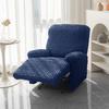 Gekräuselter Seersucker-Liegesofabezug, geteilter Stil, Sofabezug für Wohnzimmer, elastischer Lazy Boy-Stuhlbezug, Sesselbezug
