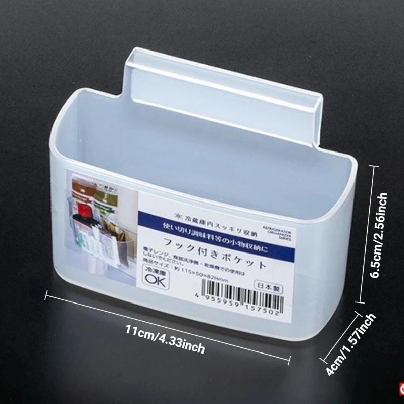 1Pcs Sliced Cheese Holder For Fridge, Refrigerator Side Door Organizer, Hanging Storage For Kitchen, Storing Seasoning Box