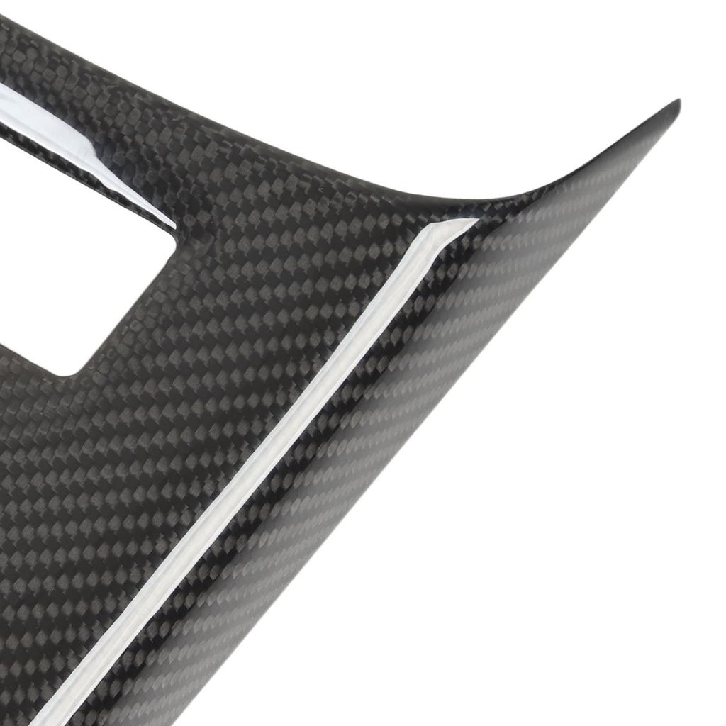 Central Control Gear Shift Panel Frame Carbon Fiber Gear Shift Panel Cover Trim Replacement for Subaru BRZ Glossy