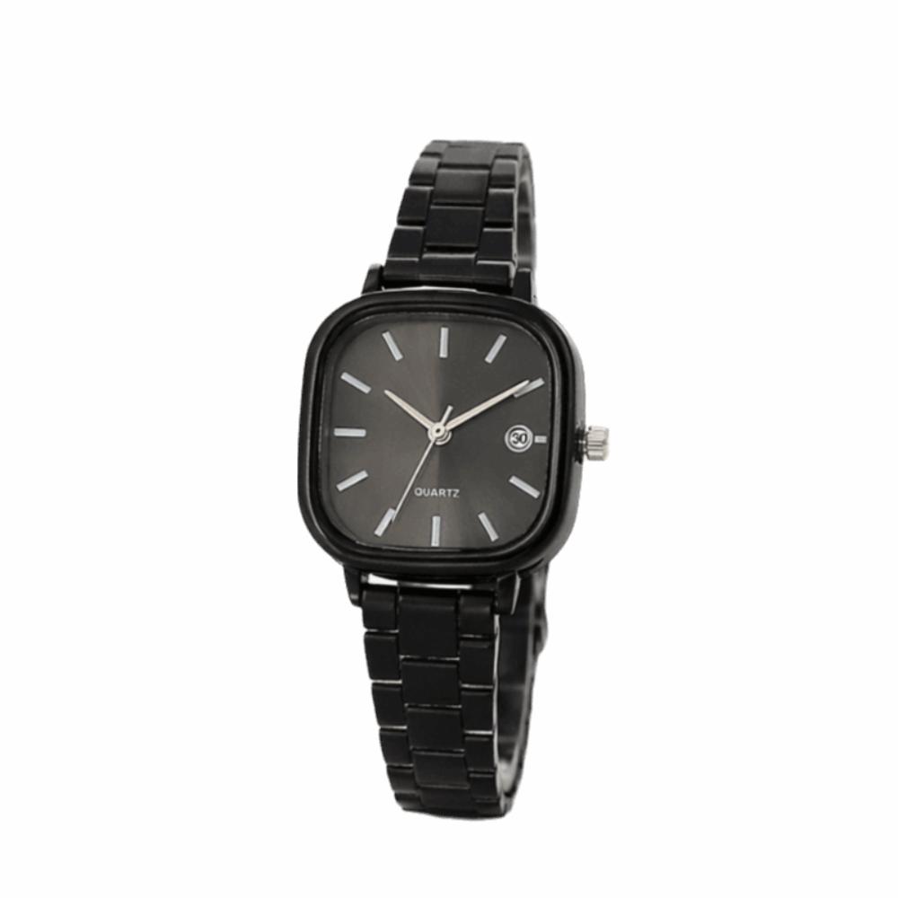 Creative Square Watches Simple Calendar Wristwatches Quartz Adjustable Strap Couple's Wristwatches Gifts